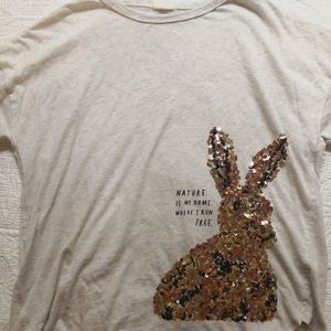 zara oatmeal tshirt